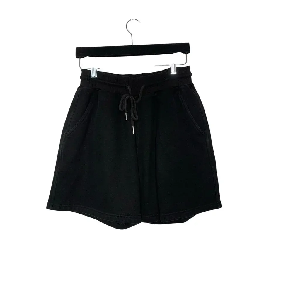 COMFRT Basic Fleece Short in Onyx Black